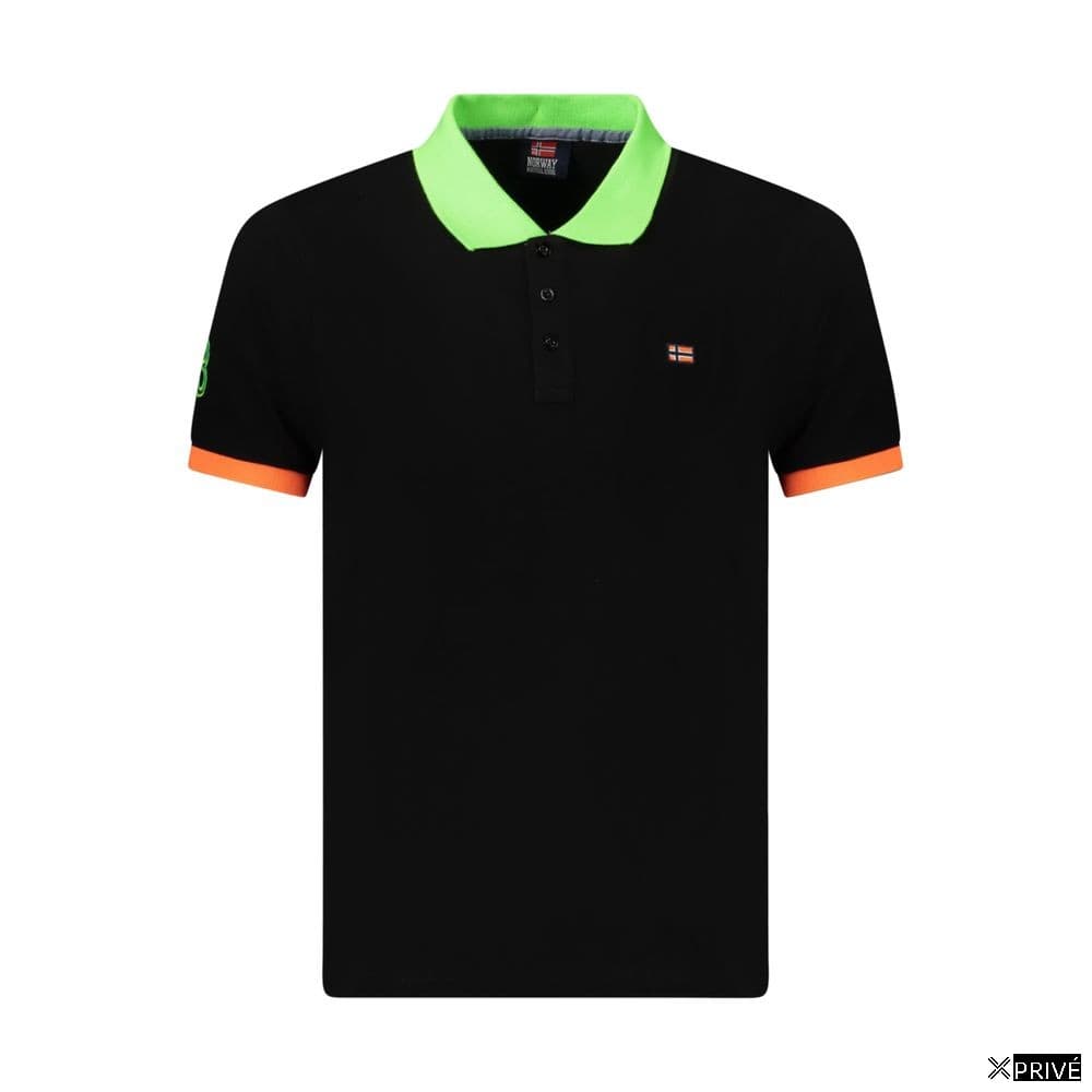Polo noir en Coton — 1