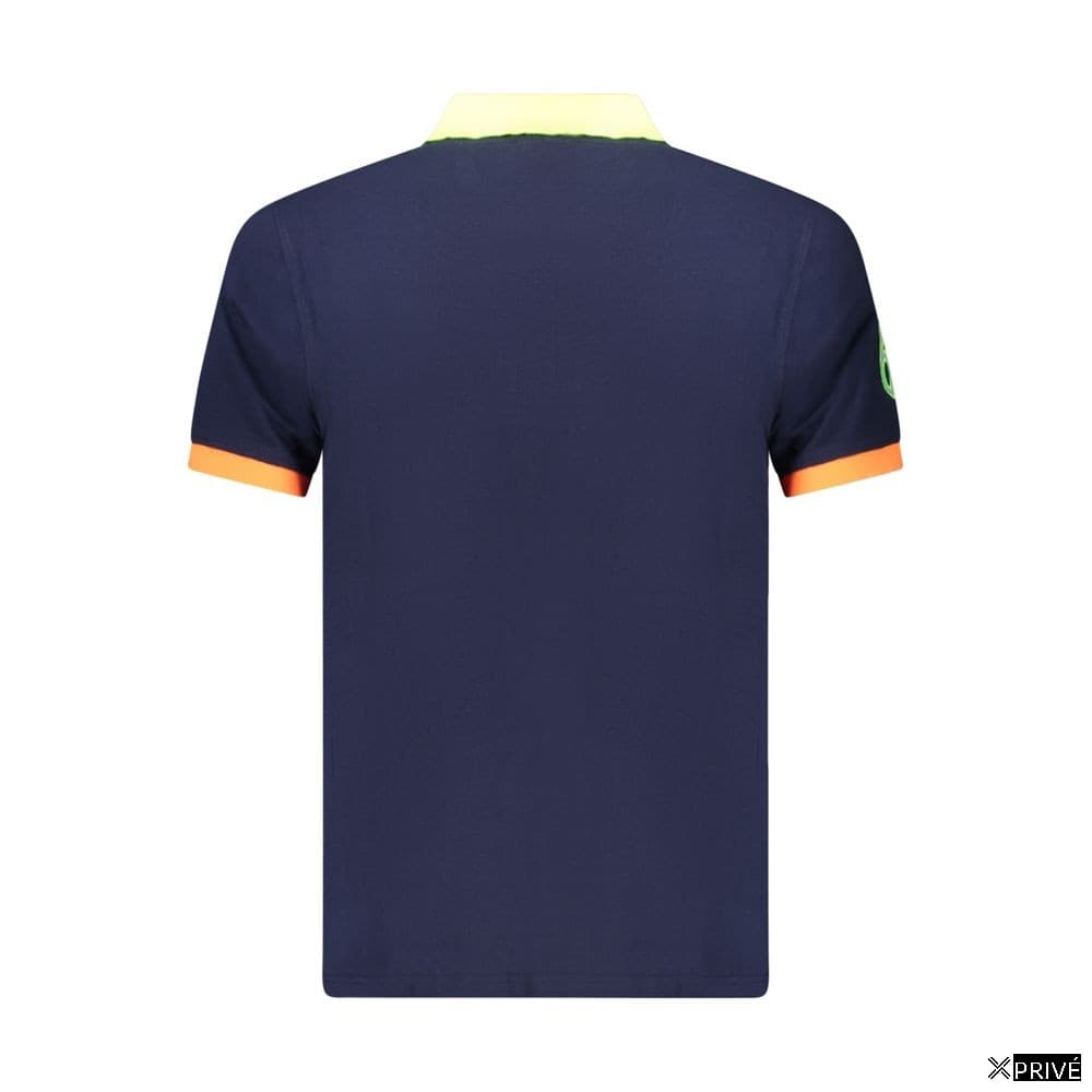 Polo bleu en Coton — 2