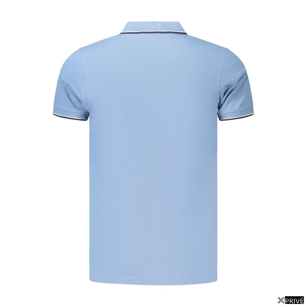 Polo bleu en Coton — 2