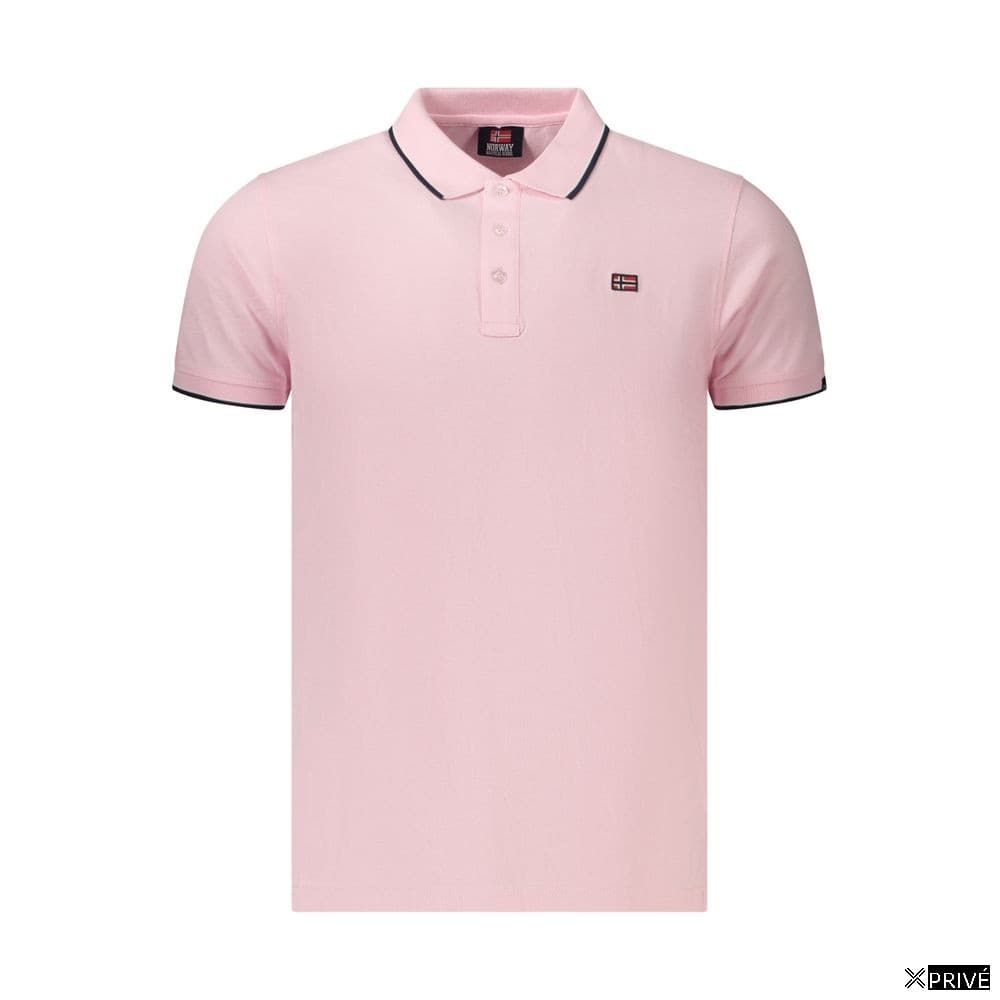 Polo rose en Coton — 1