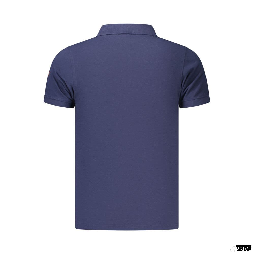 Polo bleu en Coton — 2
