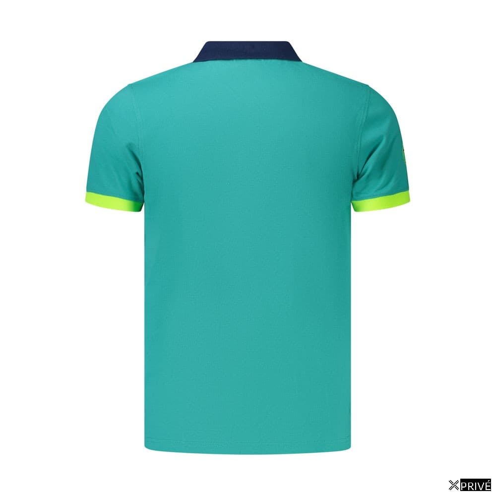 Polo bleu en Coton — 2