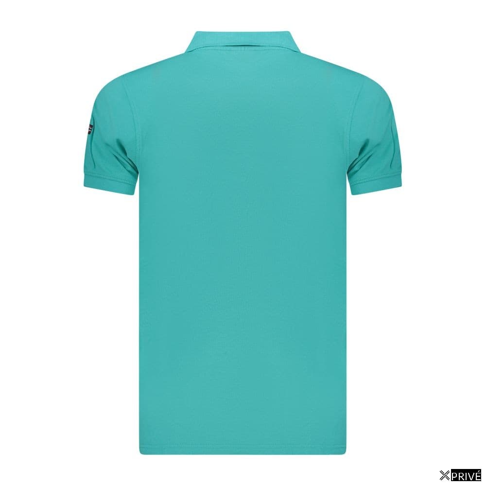 Polo bleu en Coton — 2