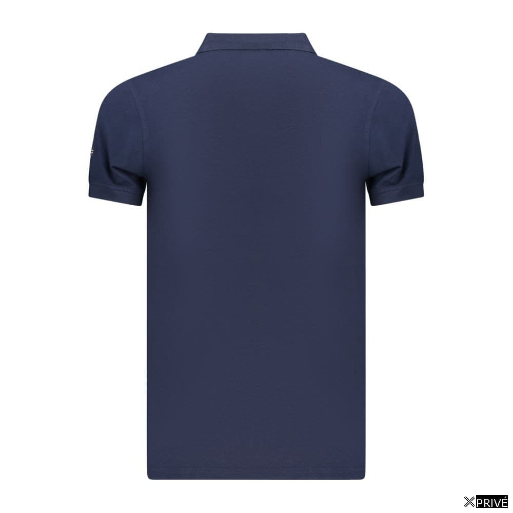 Polo bleu en Coton — 2