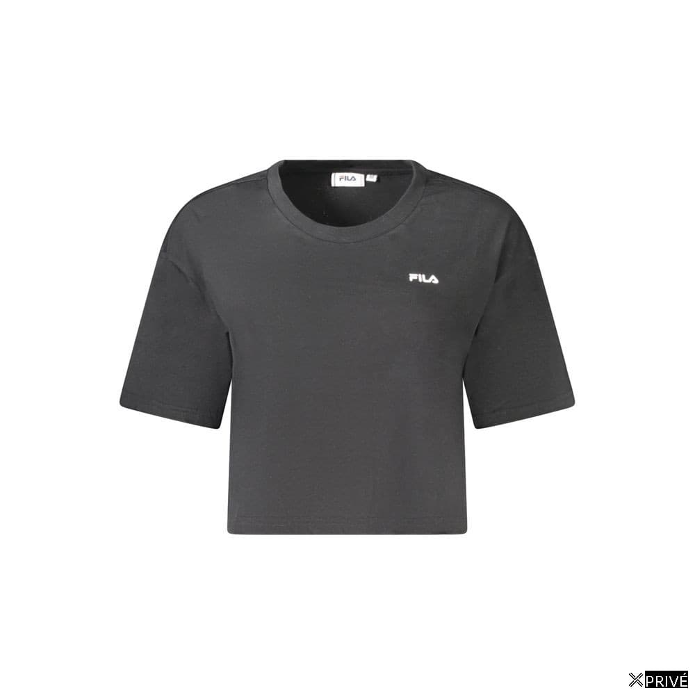 Top noir en Coton