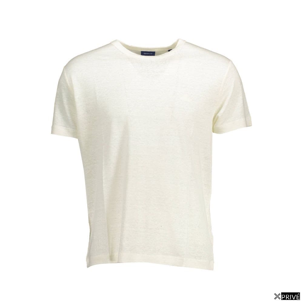 T-shirt blanc en Lin — 1