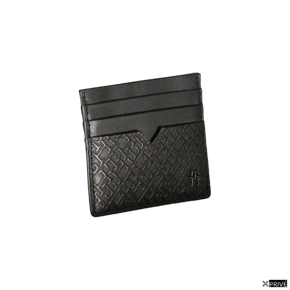 Portefeuille noir en Cuir — 3