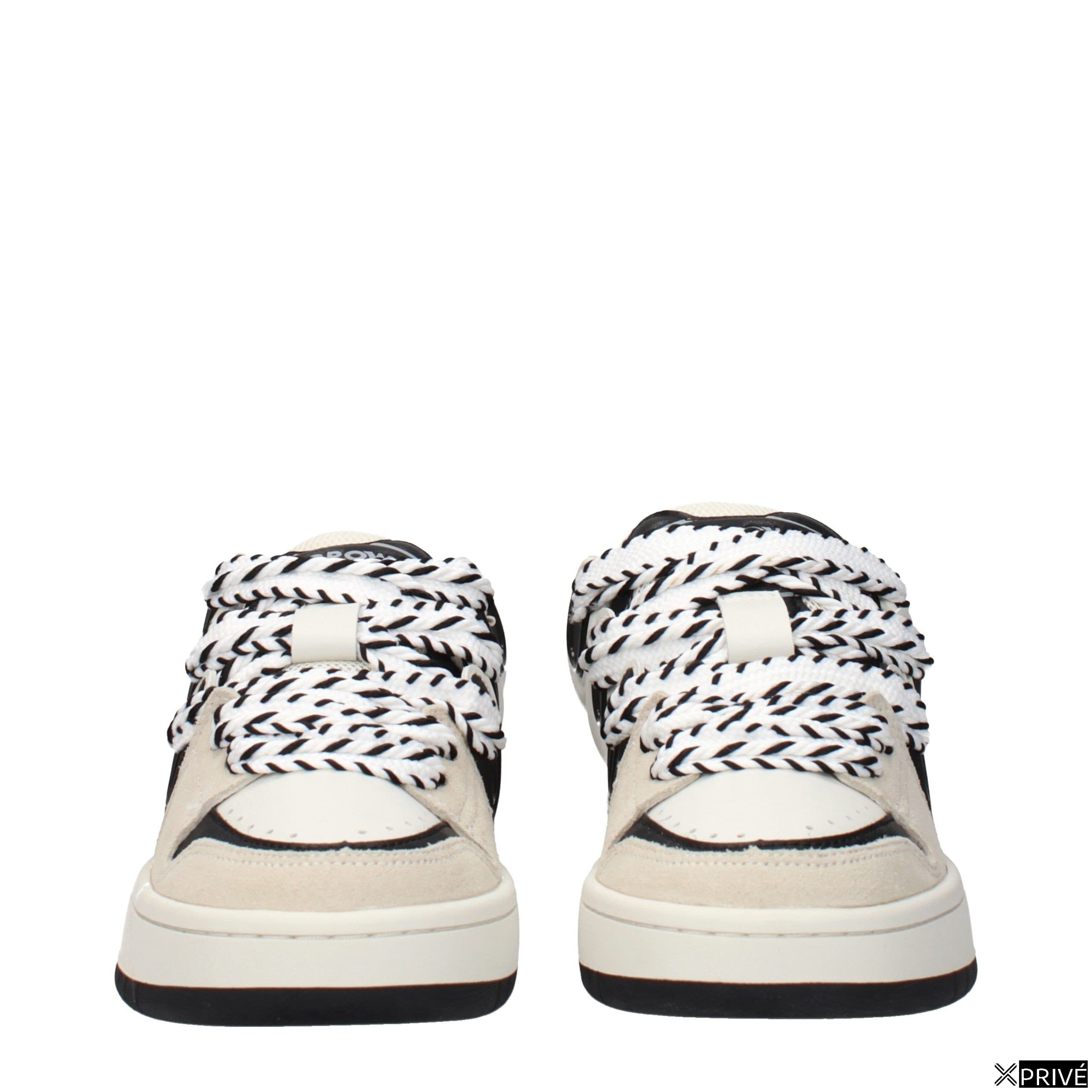 Chaussures de sport beiges en Cuir — 3
