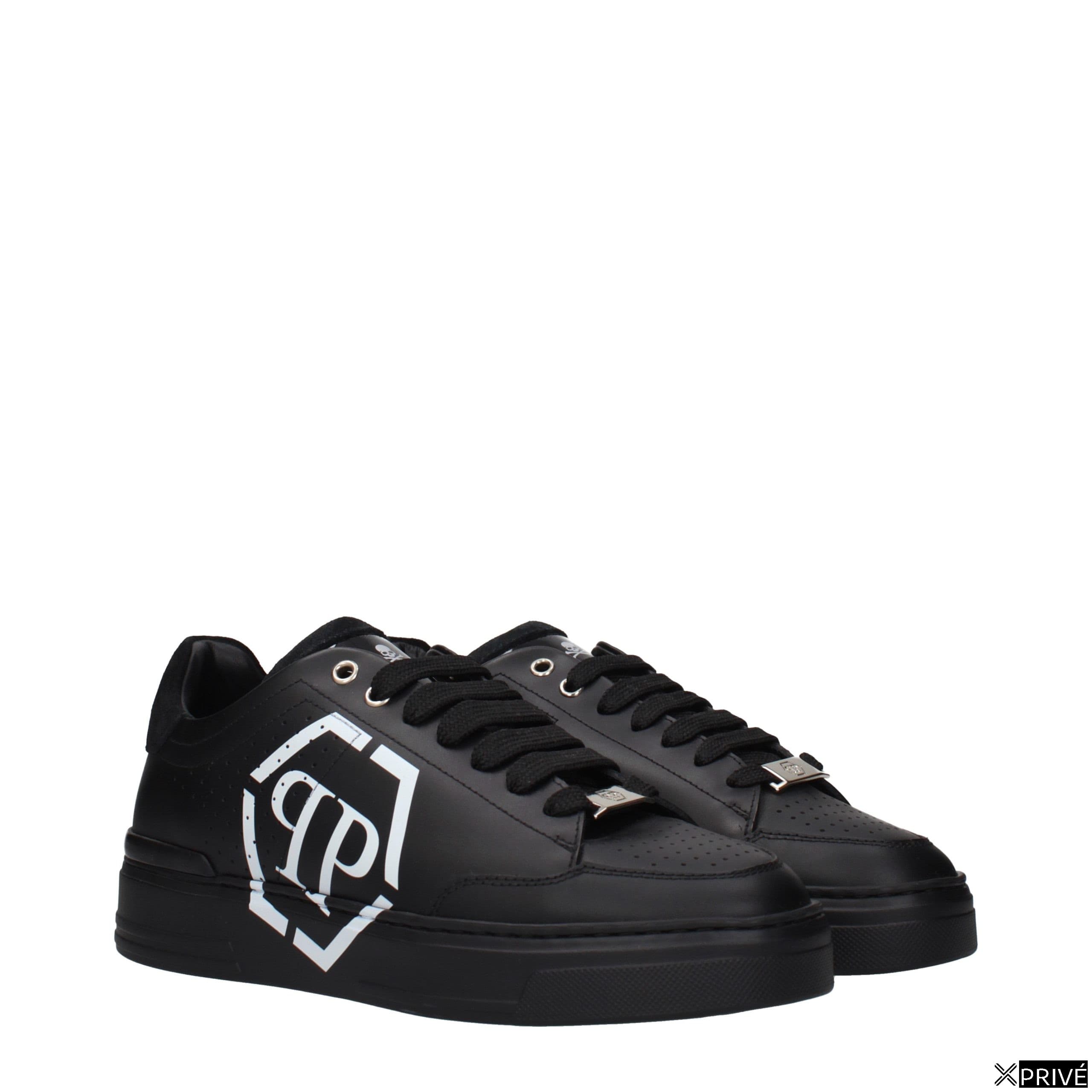 Chaussures de sport noires en Cuir — 2