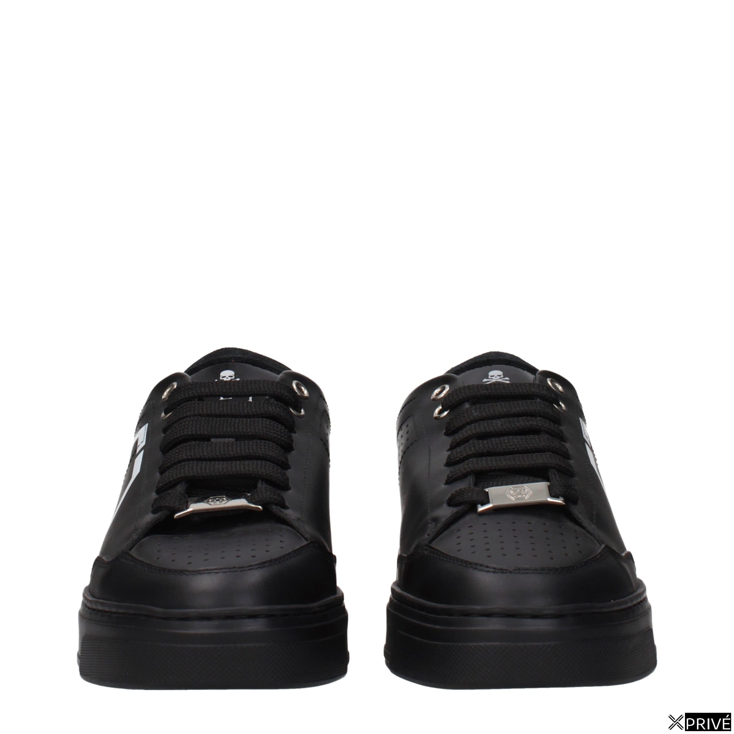 Chaussures de sport noires en Cuir — 3