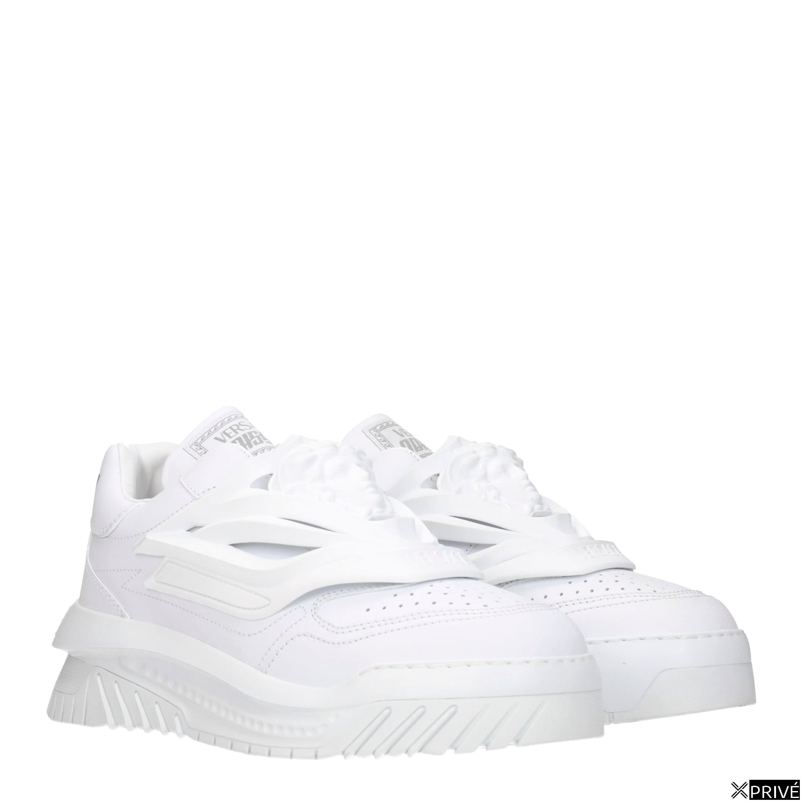 White Leather Sneakers — 2