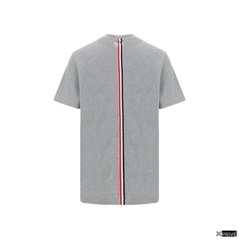 Gray Cotton Long Sleeve T-Shirt — 2