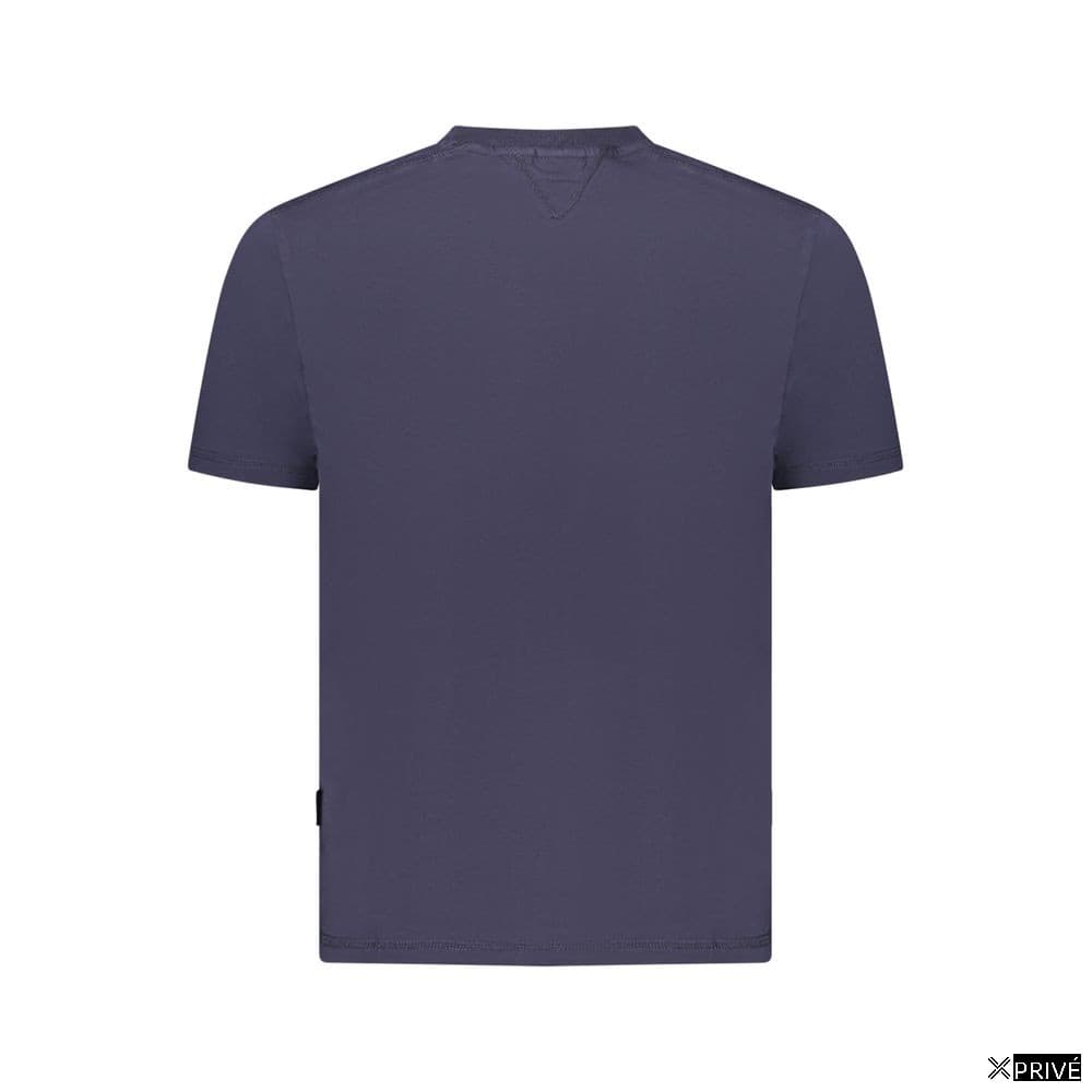 T-shirt bleu en Coton — 2