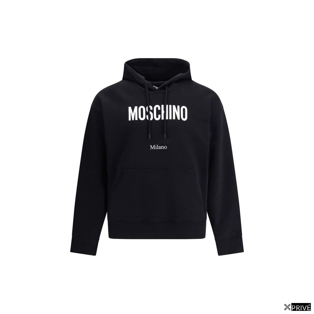 Black Cotton Sweatshirt — 1