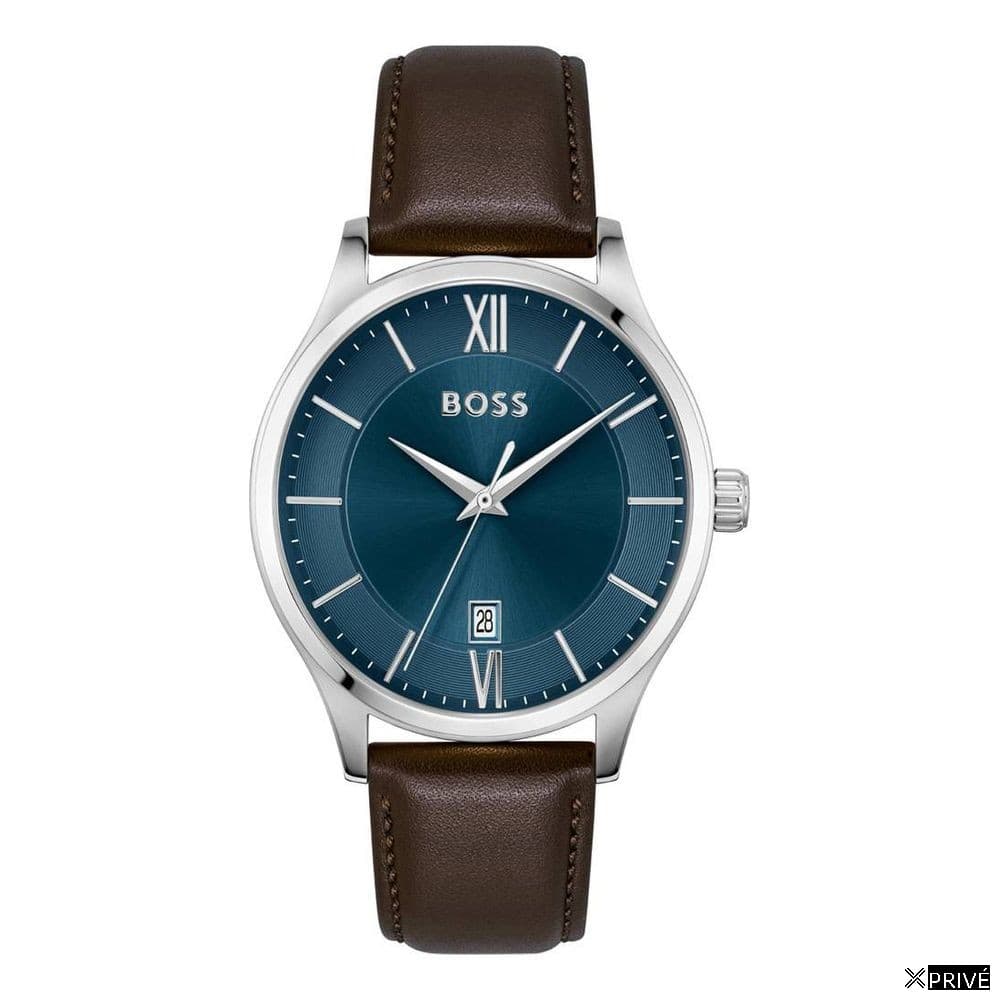 Montre brune en Cuir — 1