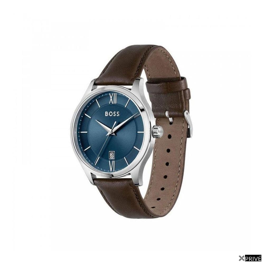 Montre brune en Cuir — 2