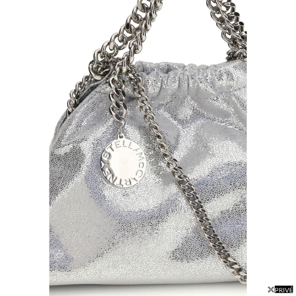 Sac bandoulière argenté en Polyester — 4