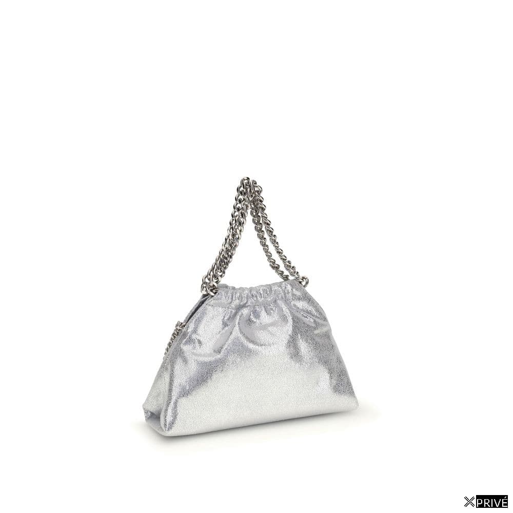 Sac bandoulière argenté en Polyester — 3