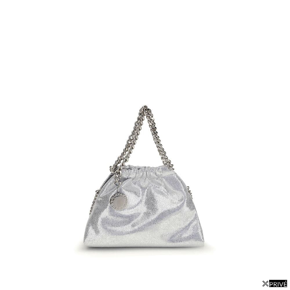 Sac bandoulière argenté en Polyester — 1